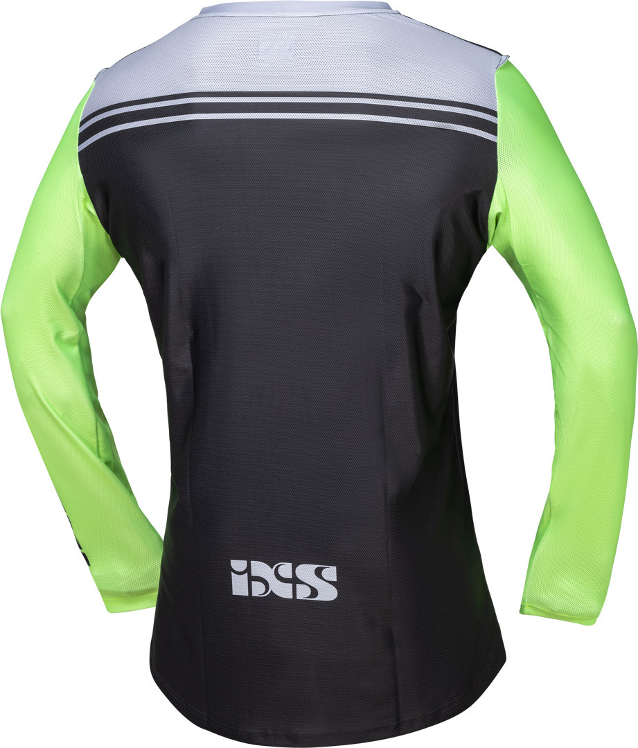 IXS Trigger 4.0 越野摩托車澤西 灰/绿色 S 图2