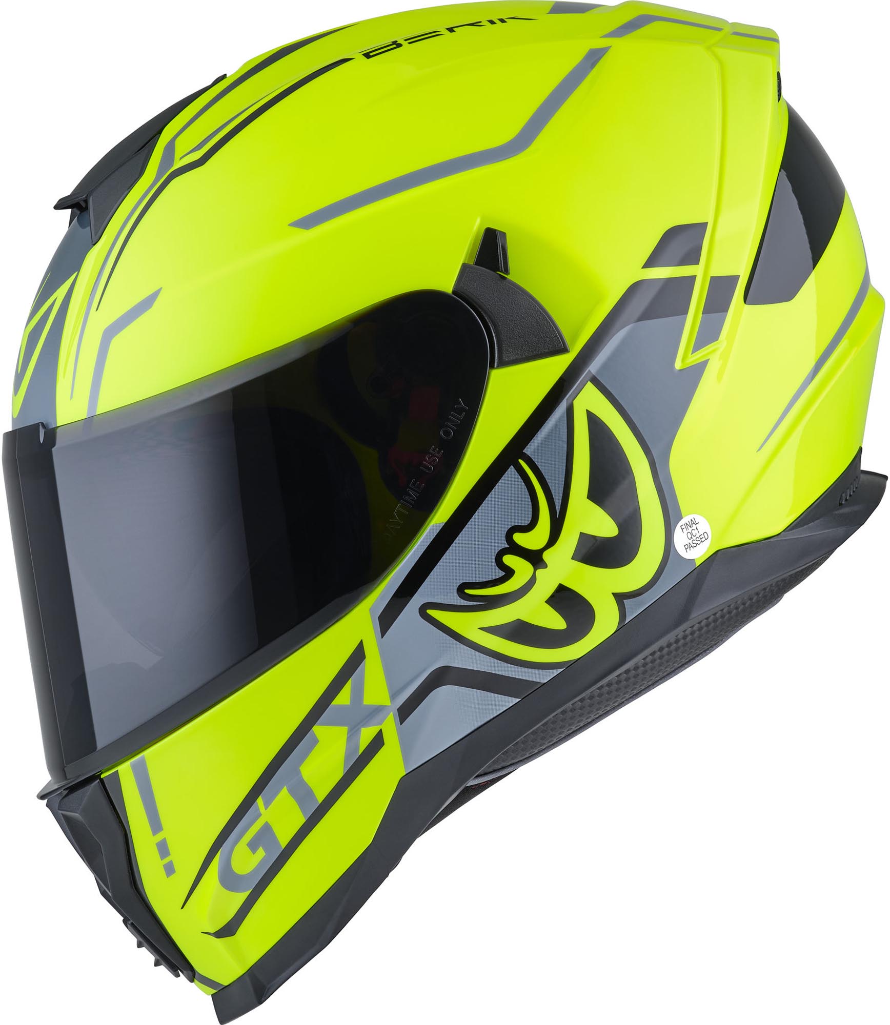 Berik FF869 Arok Helm fluo-gelb/schwarz/grau 2XL Abbildung 3