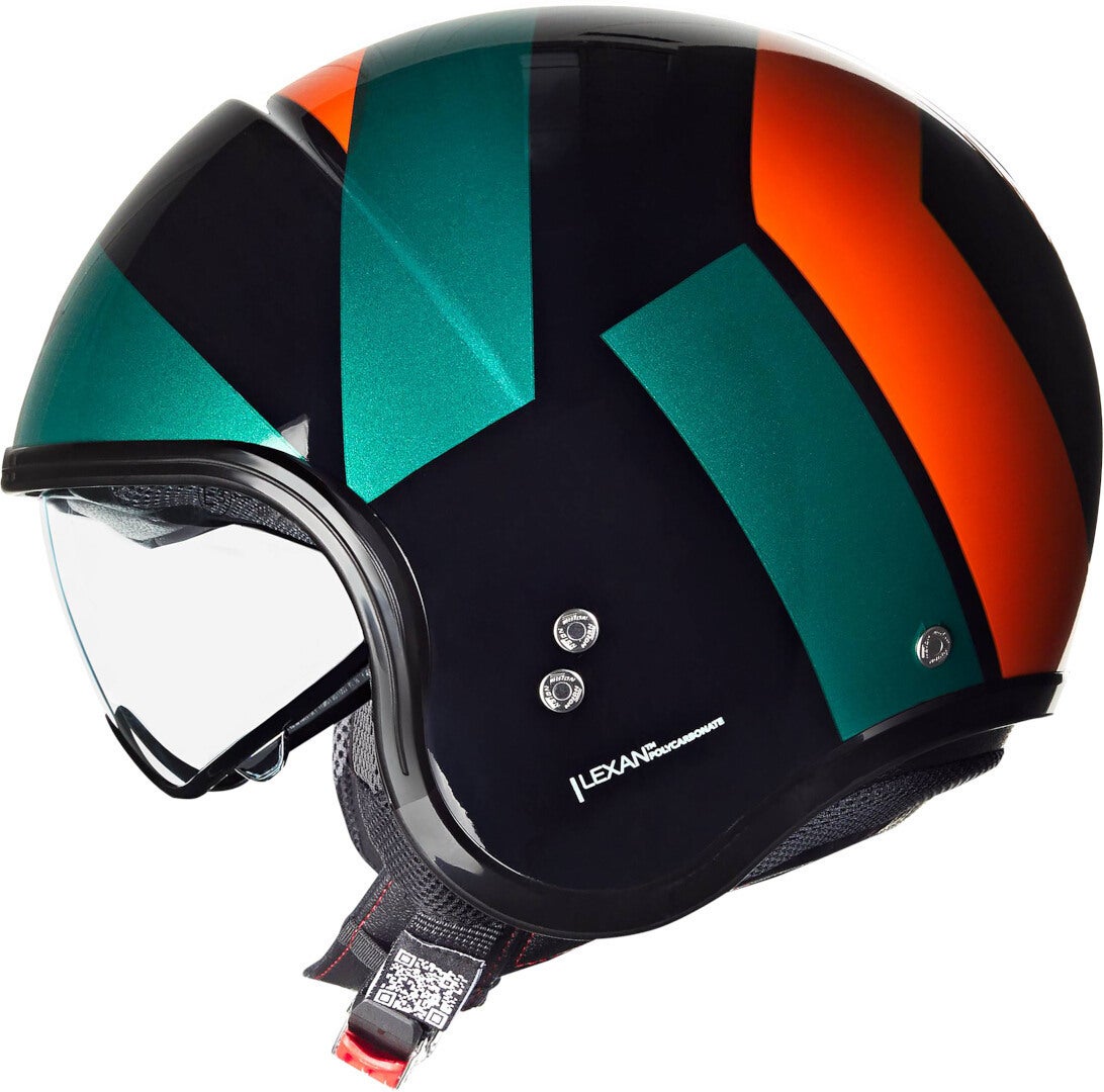 Nolan N21 06 Tangente Casque jet noir/vert/orange L (60) Figure 4