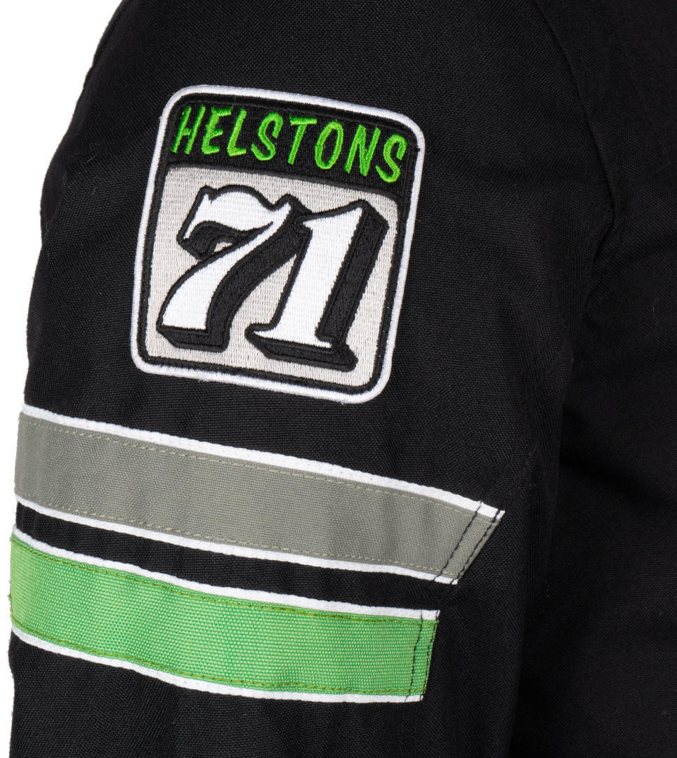 Helstons Elron Motorcykel tekstiljakke sort/grå 3XL Figur 3