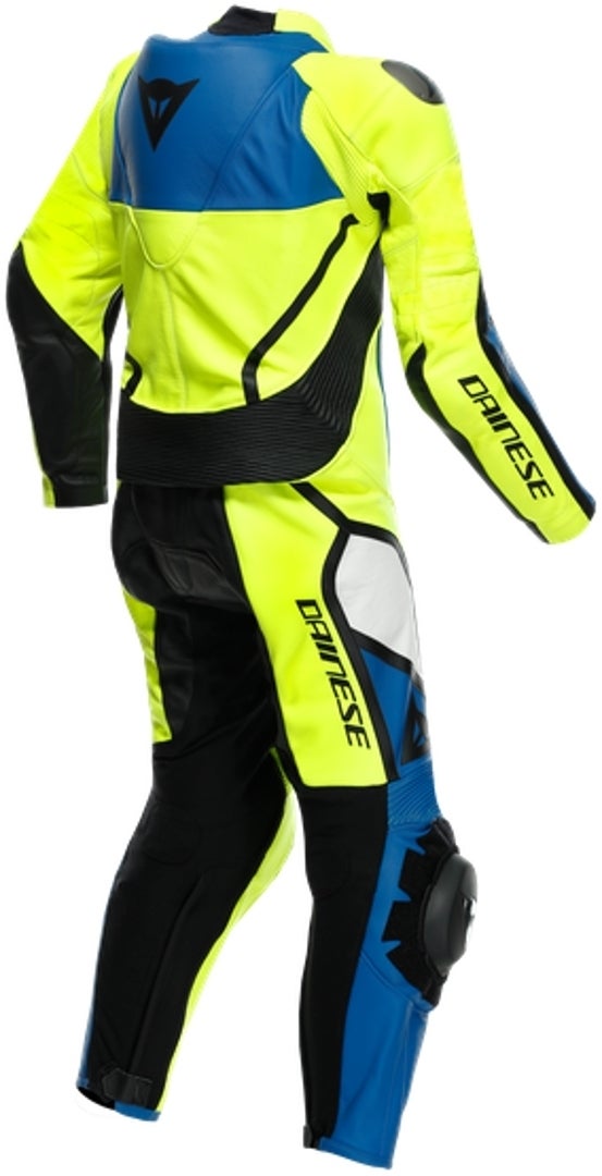 Dainese Gen-Z Abito in pelle perforata monopezza per bambini blu/giallo 152 Figura 2