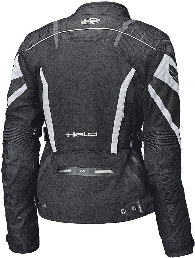 Held Lupo waterproof Ladies Motocycle Textile Jacket black/white Short M Figure 2