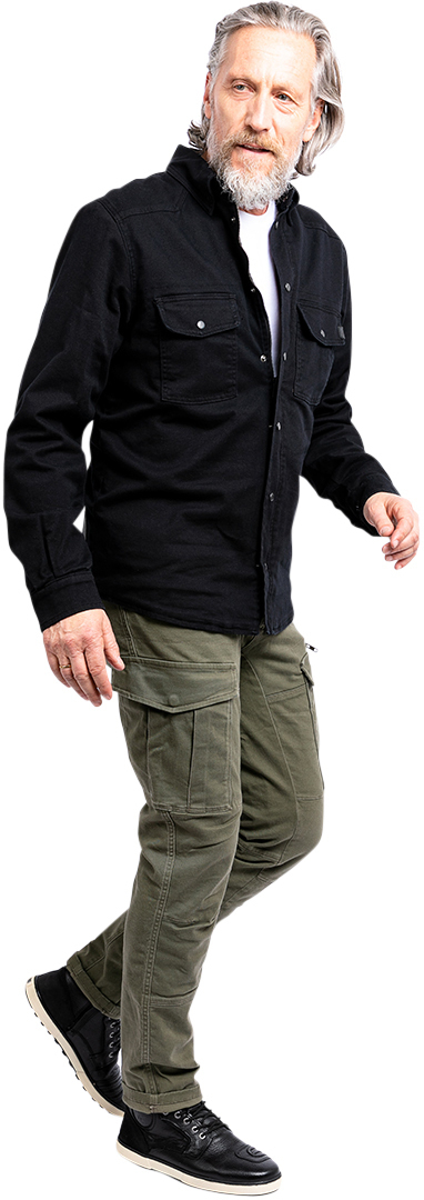 John Doe Stroker Cargo XTM Motorcycle Textile Pants olive 36 L36 Figure 15