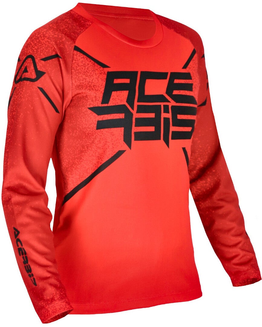 Acerbis MX J-Kid 5 Motocross trøje til børn rød/sort L Figur 1