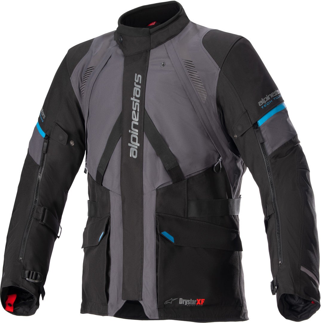 Alpinestars Monteira Drystar® XF waterproof Motorcycle Textile Jacket grey/blue XL Figure 1