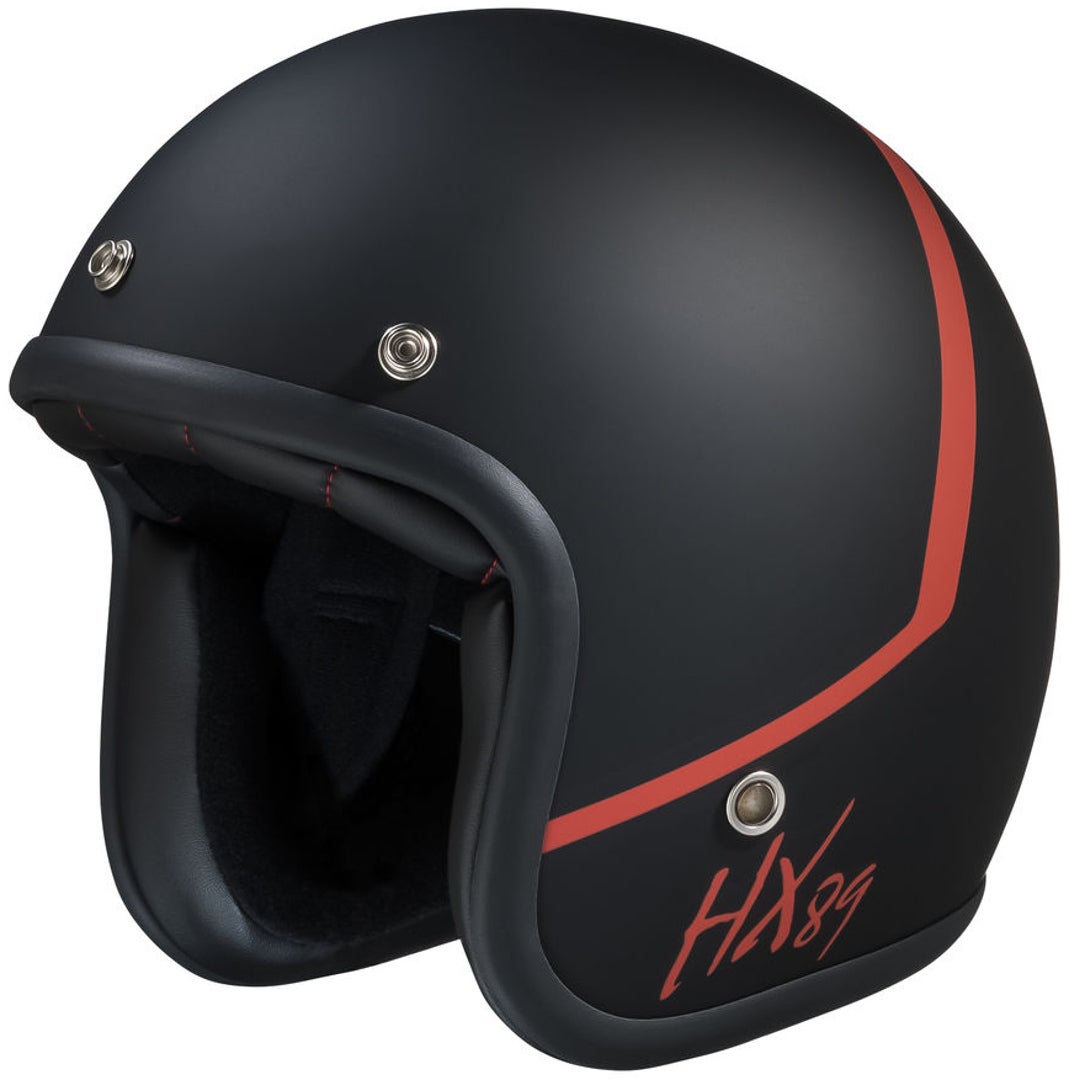 IXS 89 2.0 Casco Jet nero opaco/rosso XS (53/54) Figura 1