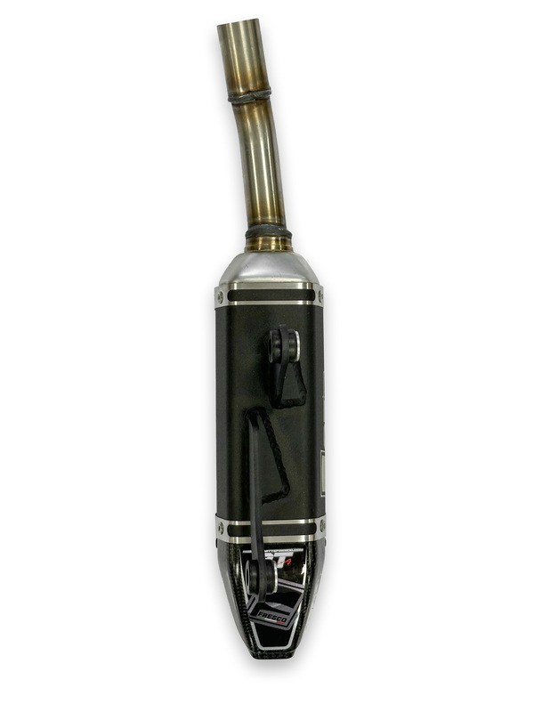 Fresco Capac de capăt negru aluminiu/carbon Carby Muffler Figura 5