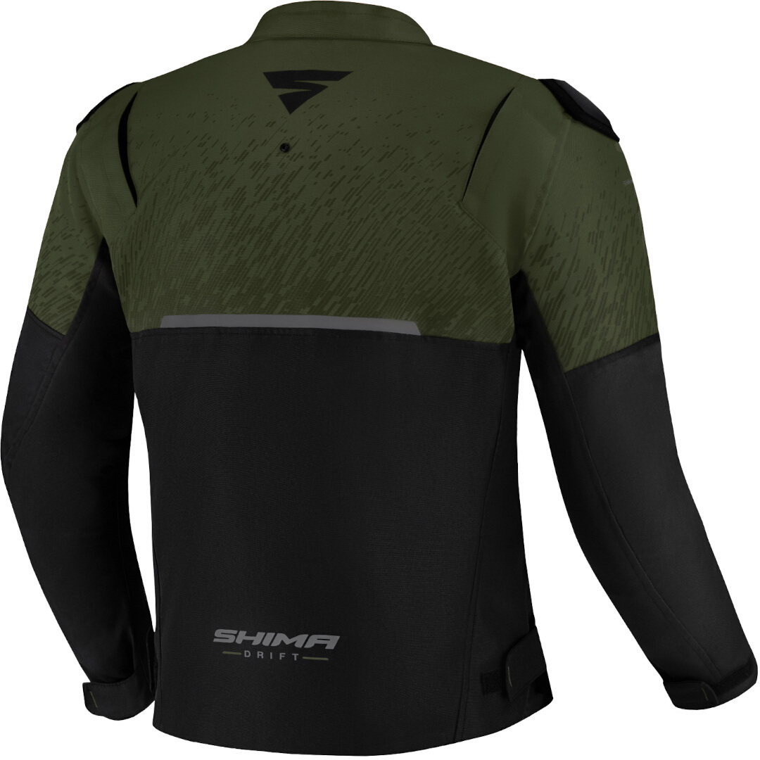 SHIMA Drift Blouson textile de moto noir/vert M Figure 2