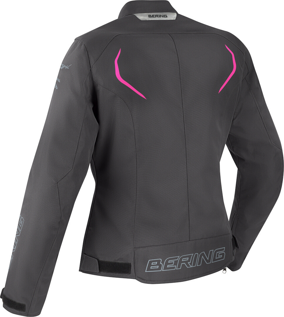 Bering Dundy veste textile de moto pour dames imperméable à l’eau noir/rose 42 Figure 2