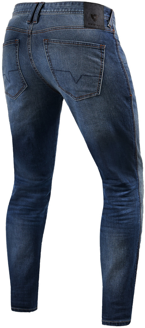 Revit Piston 2 SK Jeans Moto blu Short 32 Figura 2