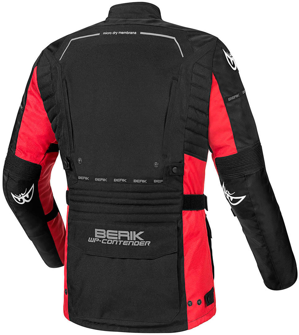 Berik Torino Waterproof Motorcycle Textile Jacket black/red 56 Figure 2