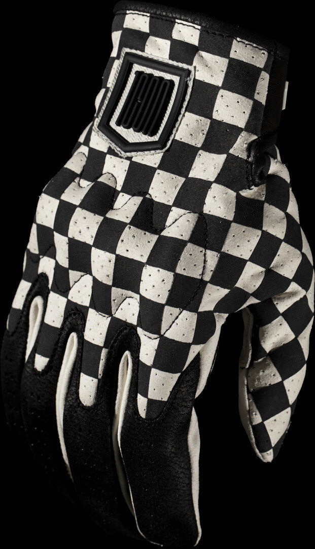 Icon Airform Slabtown Checkered gants de moto perforés S Figure 3