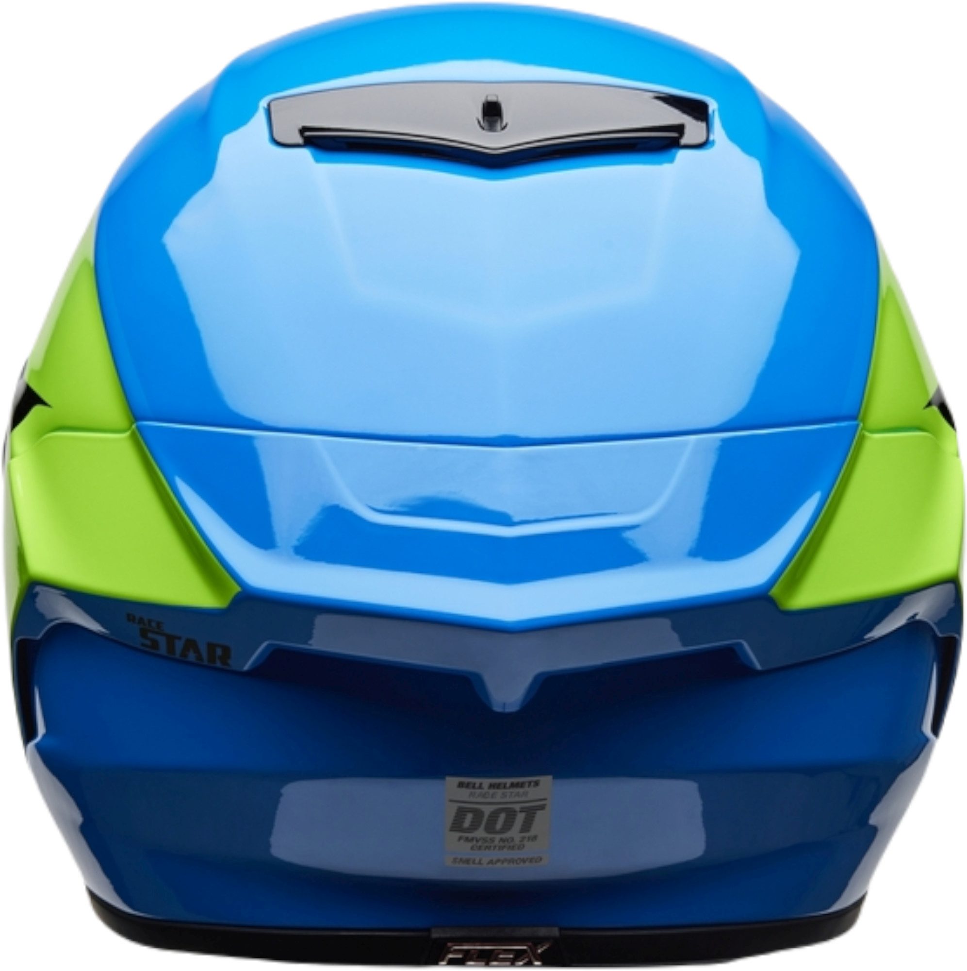 Bell Race Star DLX RSD Corsa Carbon Cască Albastru/galben neon/negru XL Figura 4