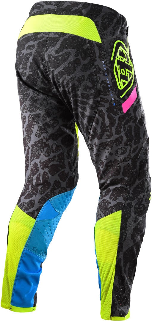 Troy Lee Designs SE Pro Fractura Motocross bukser sort/gul 36 Figur 2