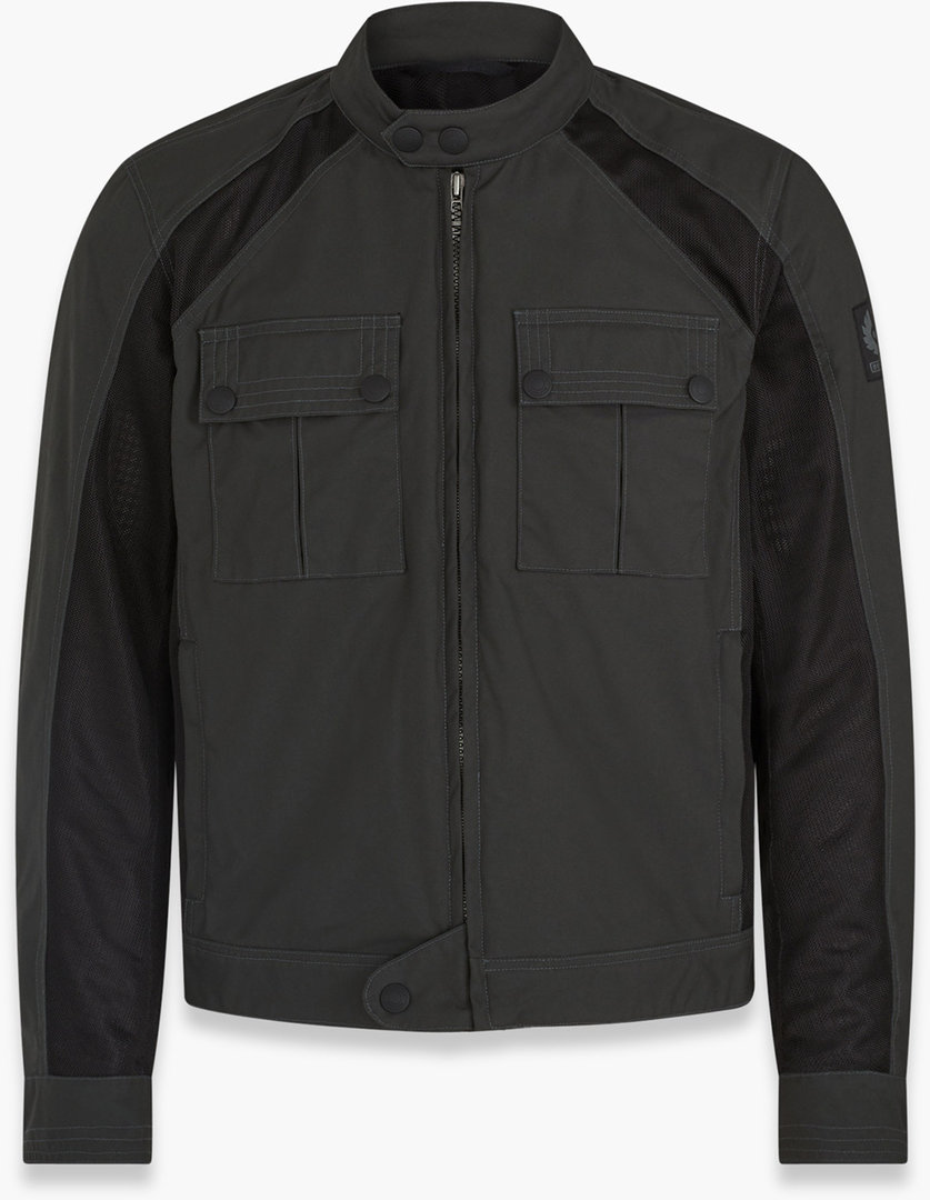 Belstaff Temple Motorcykel textil jacka Militärgrön S Figur 1