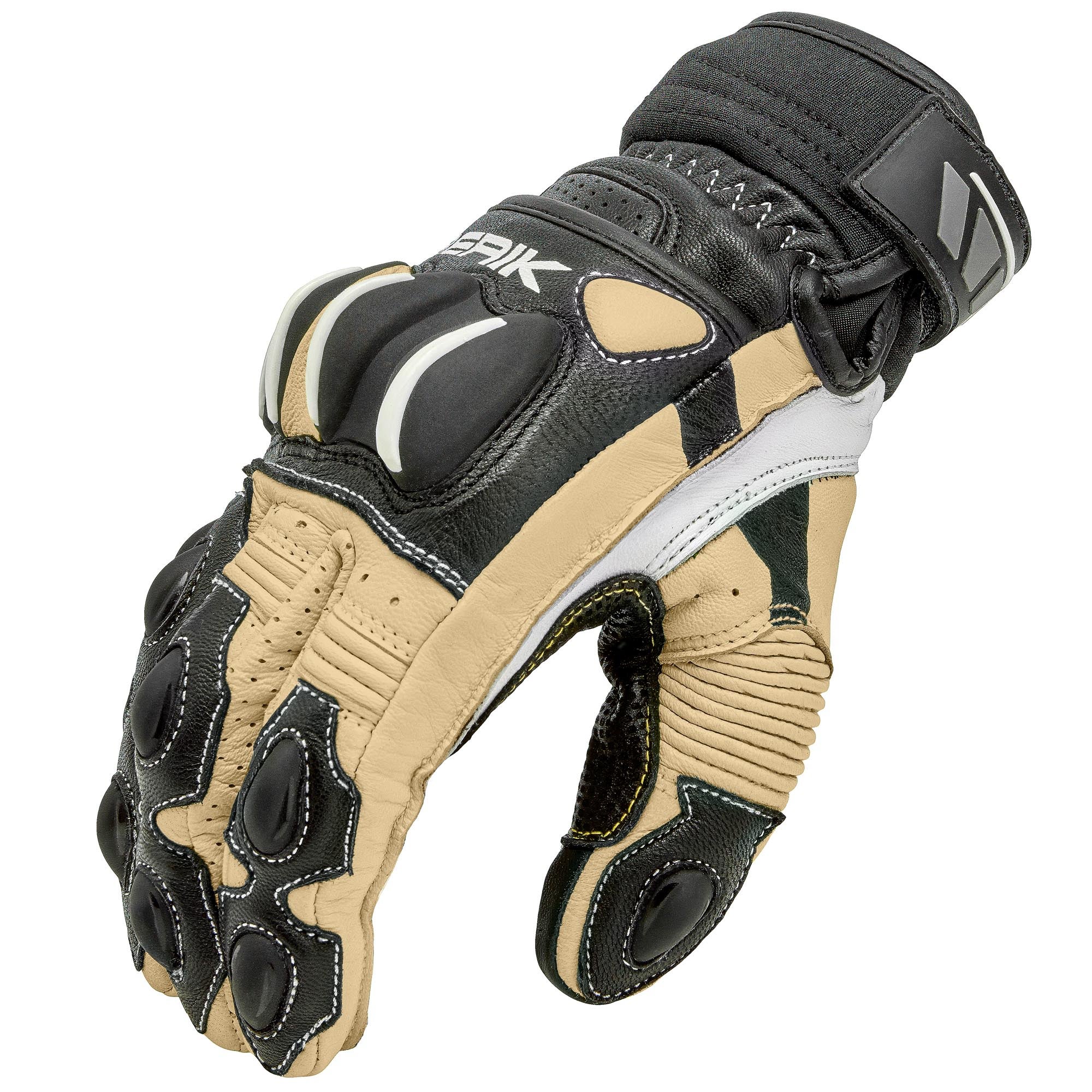 Berik Ariax Adventure Motorcykelhandsker Sort/sand 2XL Figur 3