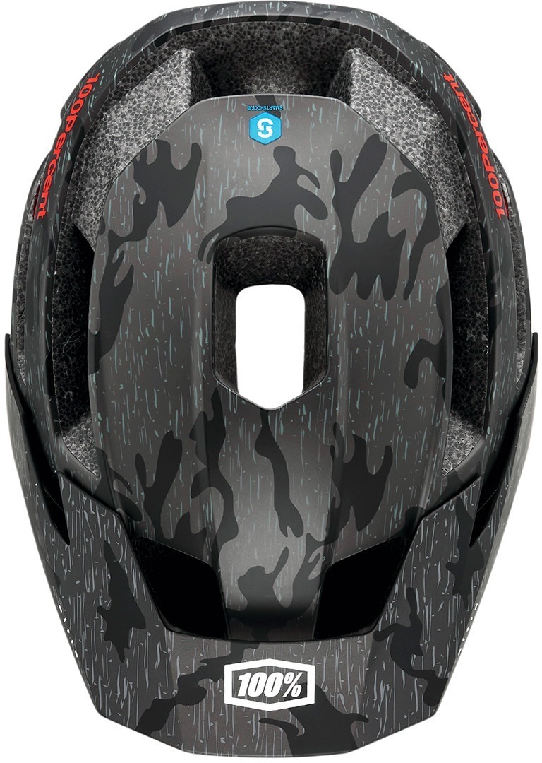 100% Altis Cască de bicicletă Negru/Roșu S/M (55-59) Figura 2