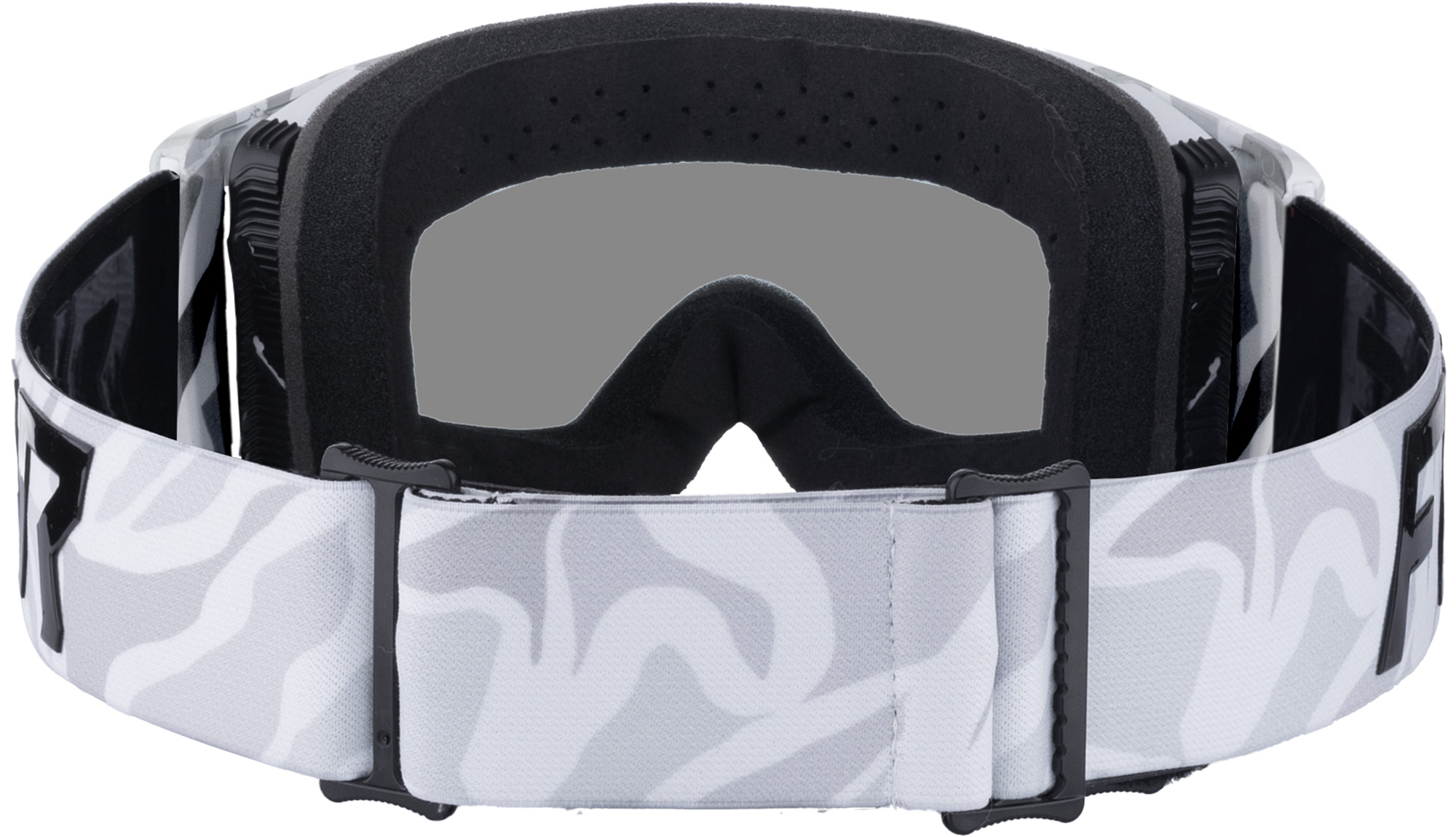 FXR Factory Ride Graphic Ochelari de motocross Gri/Alb Figura 4