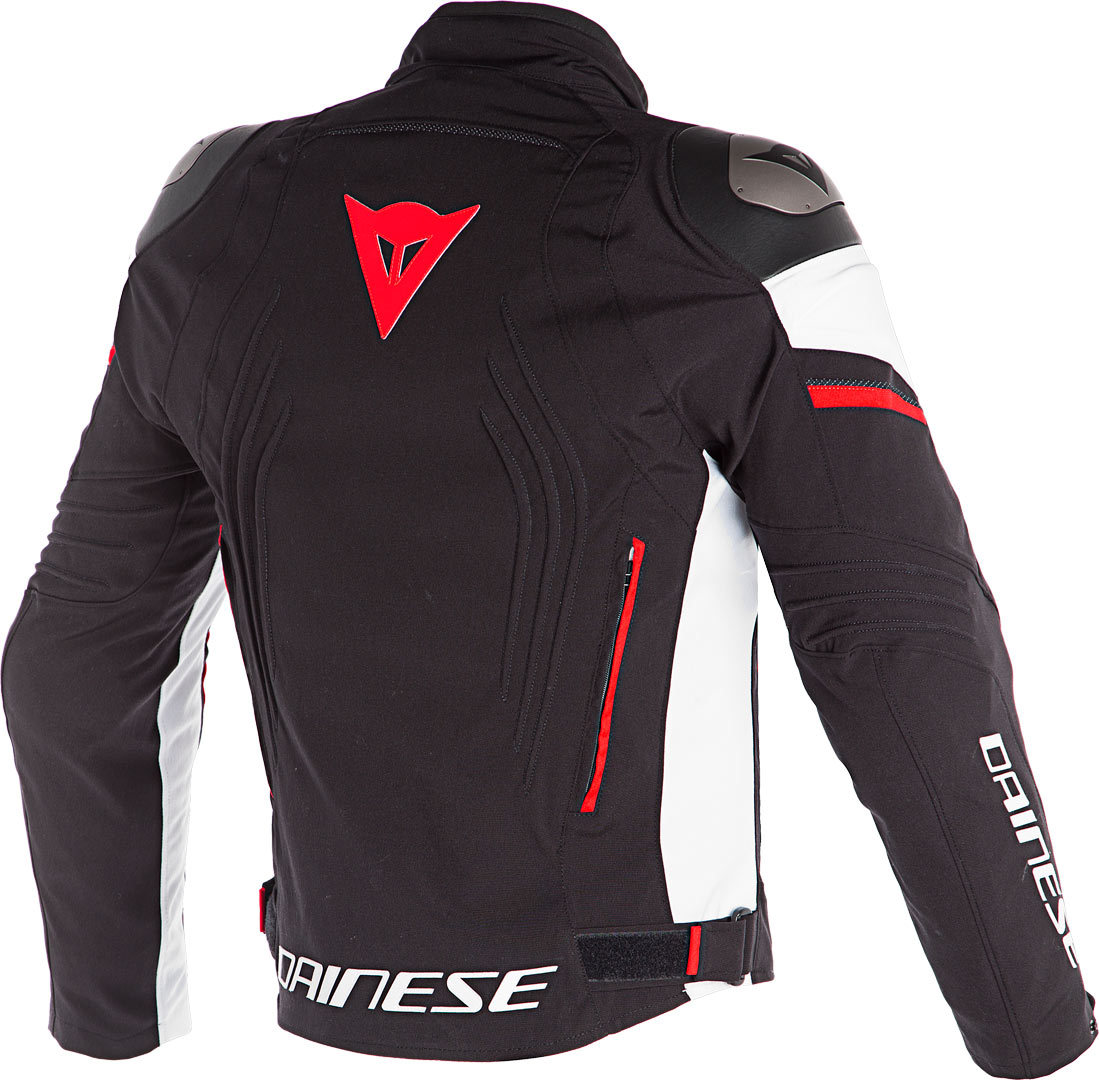 Dainese Racing 3 D-Dry 2.0 Motorcycle Textile Jacket black/white/red 48 Figure 2