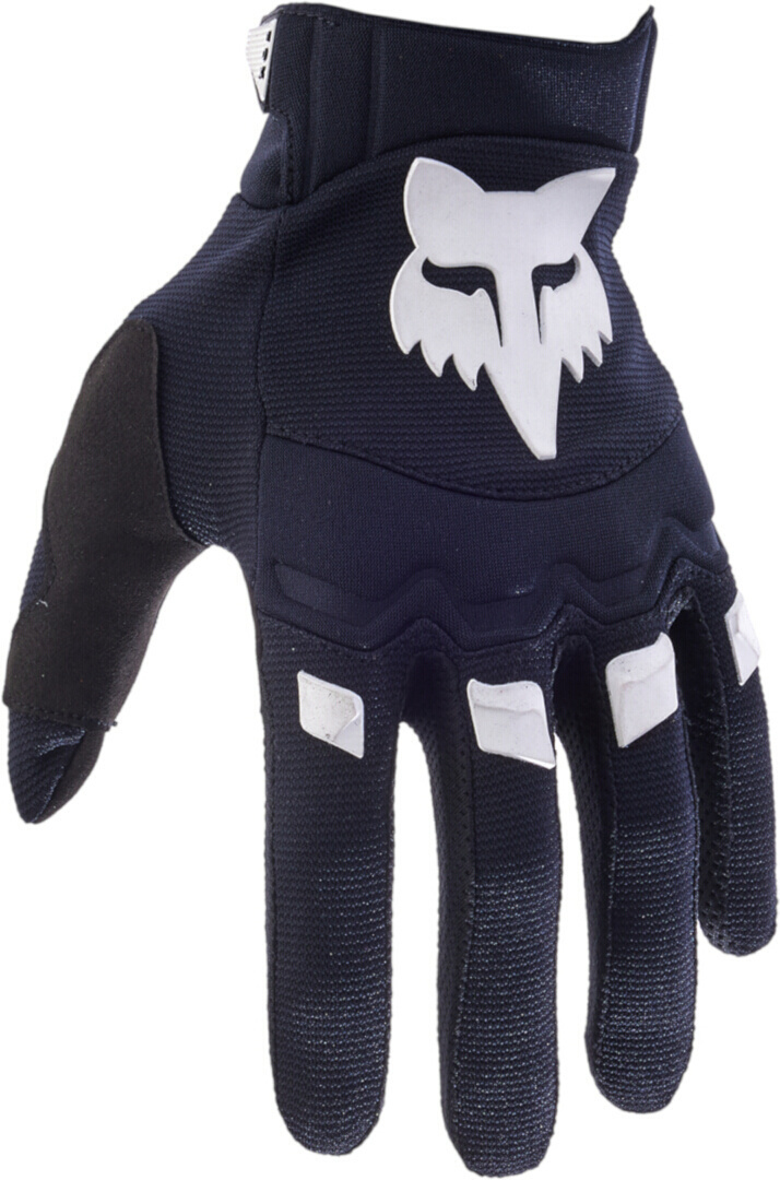 FOX Dirtpaw 2023 Solid Motocross Handschuhe schwarz/weiß M Abbildung 1
