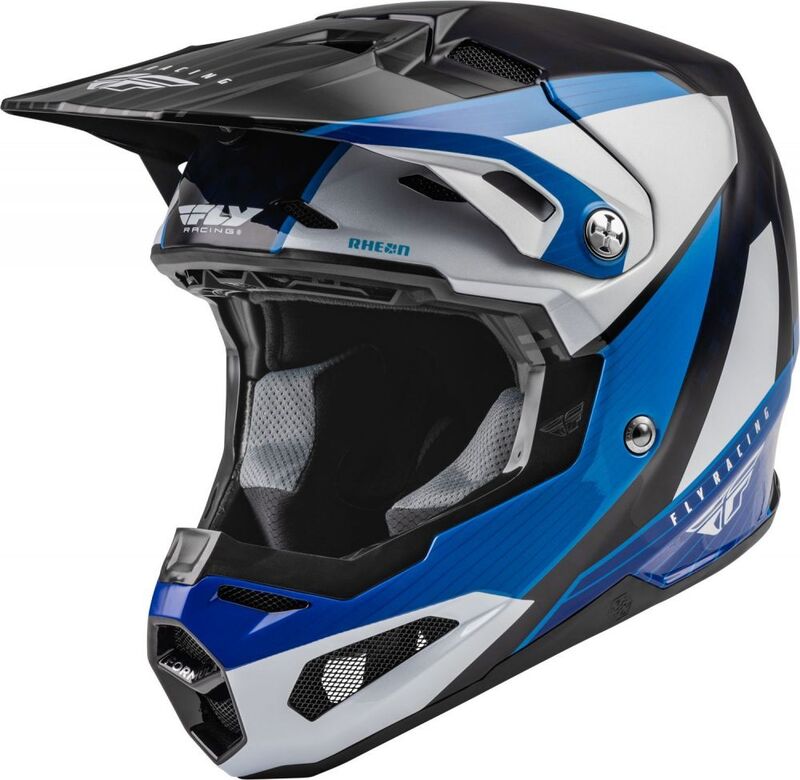 Capacete Formula Carbon Prime Azul/Branco/Azul Carbono XS azul/azul/branco/preto XS Figura 1