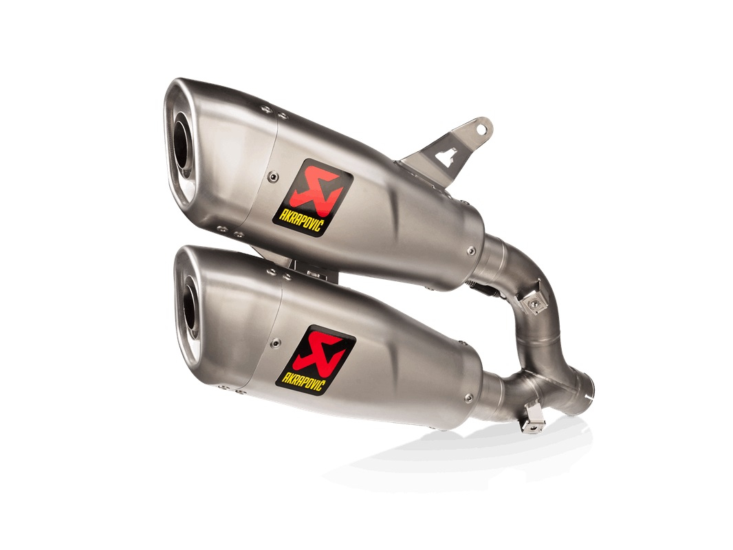 Akrapovic Slip-On Line Amortizor spate din titan Figura 1