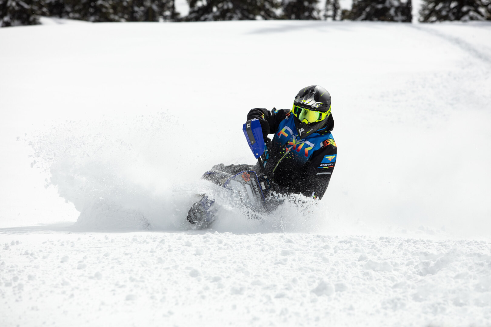FXR Helium X 2-in-1 2023 Snowmobile Jacket black/blue L Figure 3