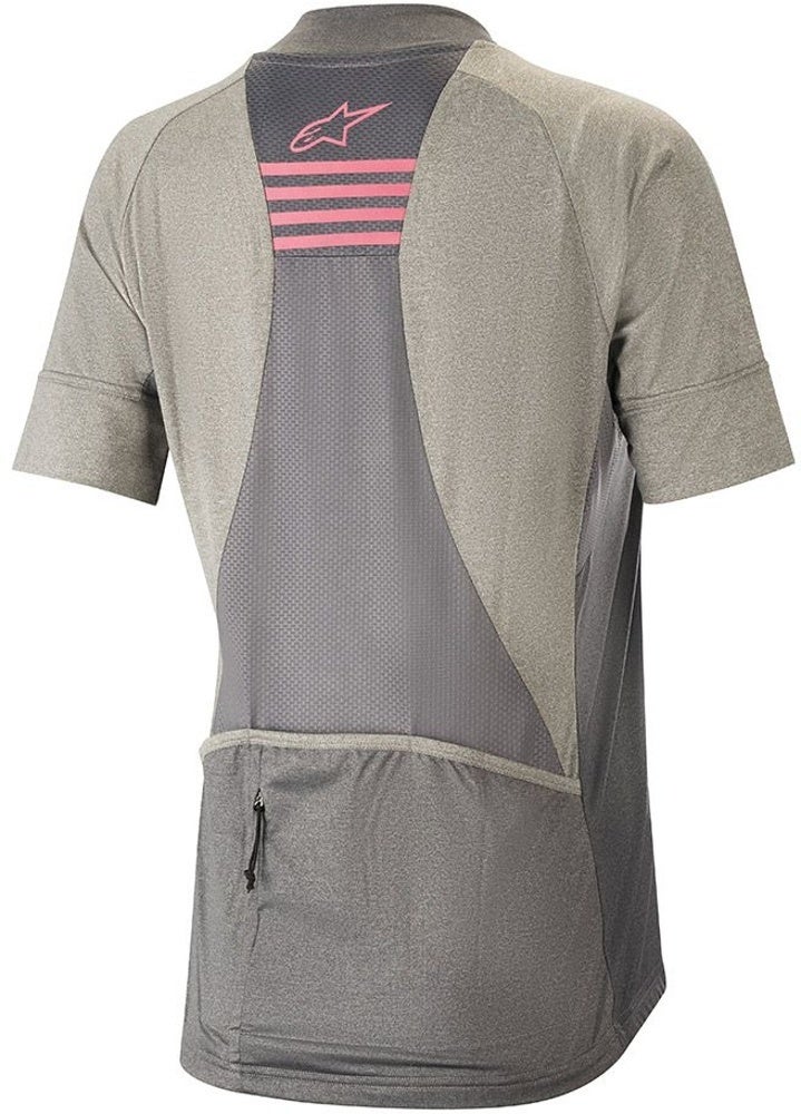 Alpinestars Stella Trail Full Zip SS Damecykel Jersey lysegrå XL Figur 2