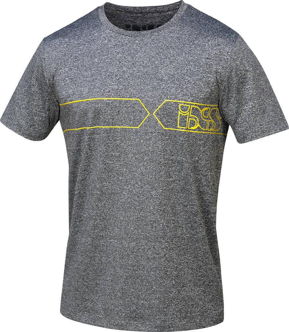 IXS Team Funktions T-Shirt grau/gelb L Abbildung 1