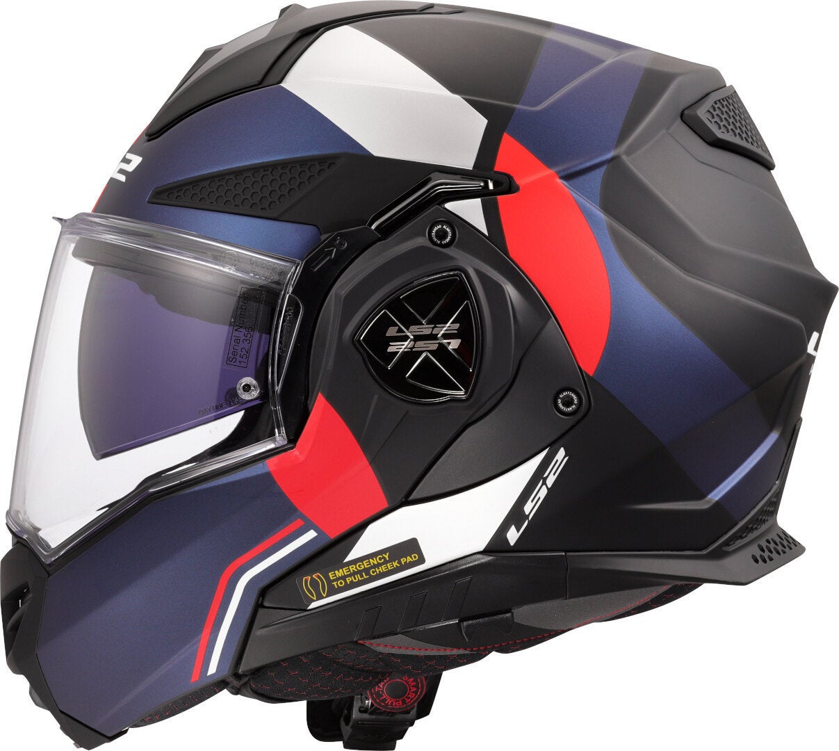 LS2 FF901 Advant X Ultra Casque noir mat/rouge/bleu/blanc XXL (63/64) Figure 2