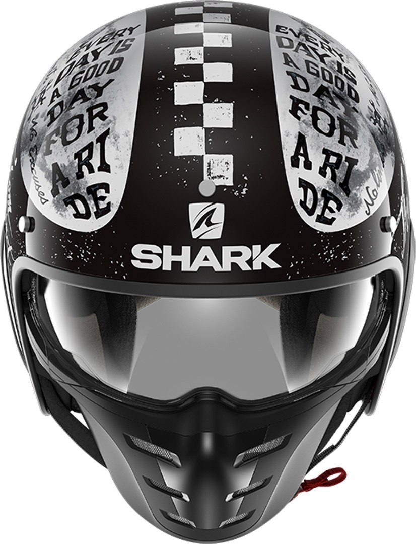 Shark S-Drak 2 Tripp In Jet Helma černobílá M (57/58) Obrázek 2
