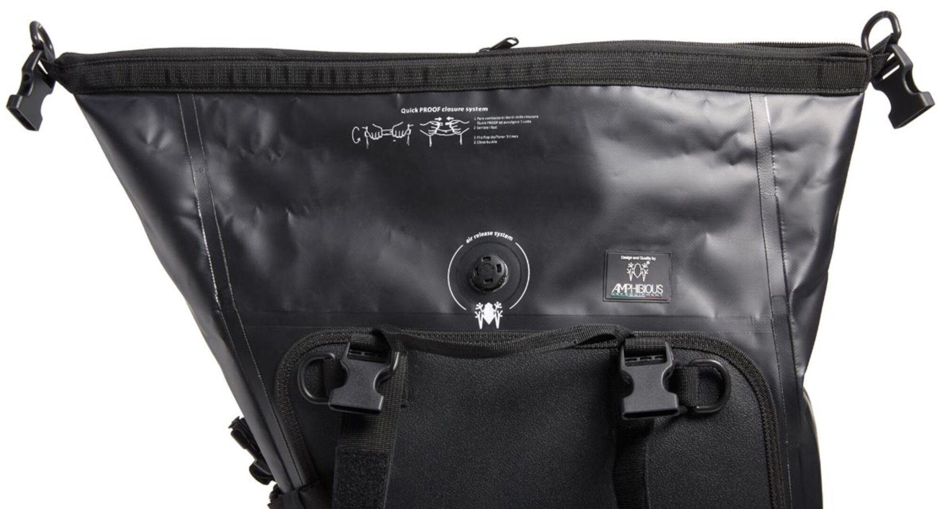 Amphibious Offbag Geantă impermeabilă pentru șa negru Figura 2