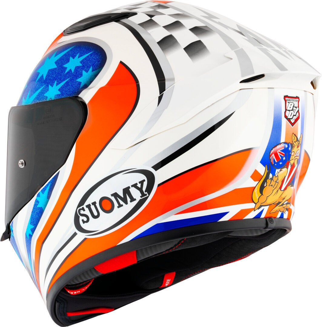 Suomy Track-1 Troy Bayliss Replica 2002 E06 Casco M (57/58) Figura 8