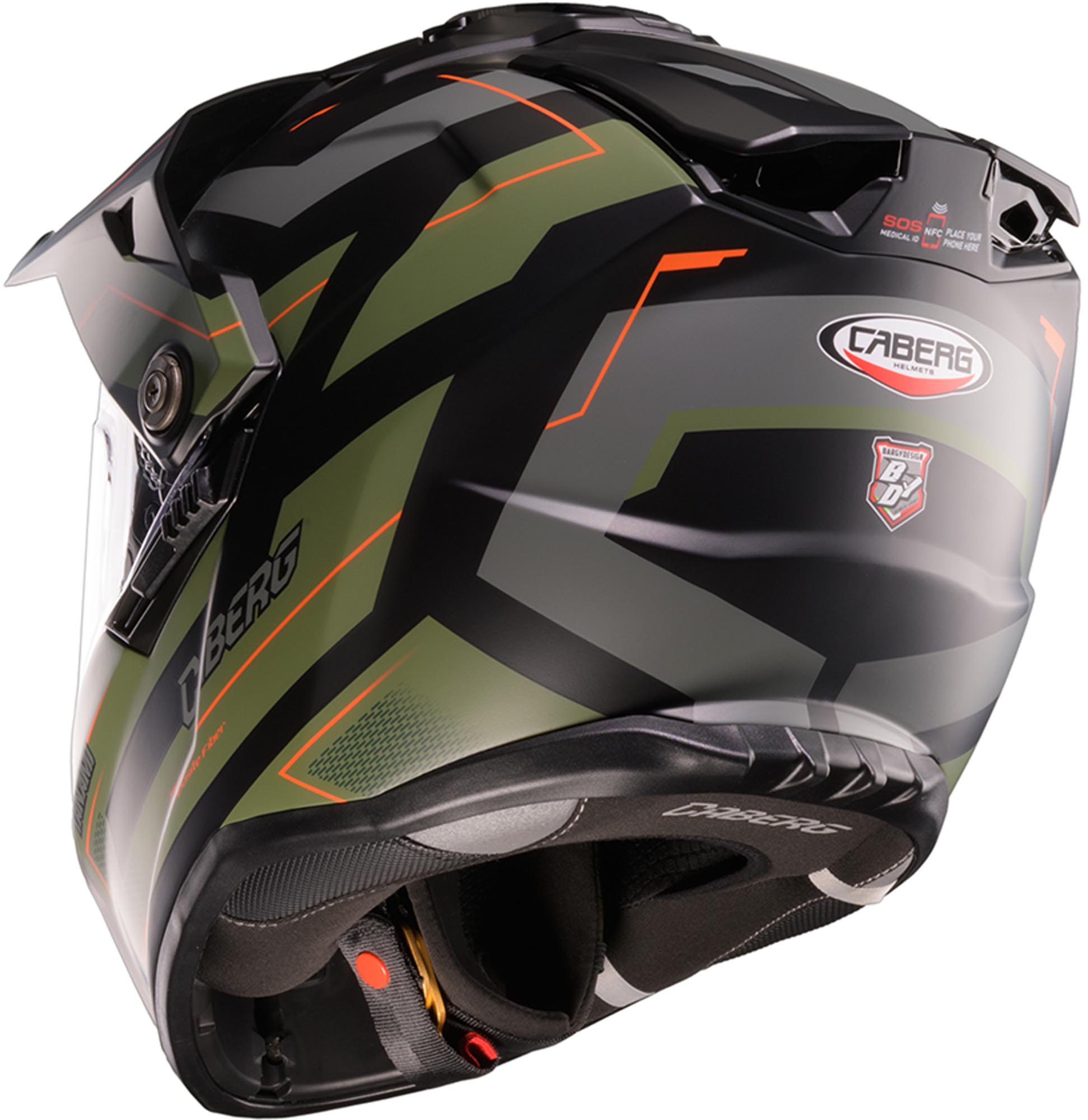 Caberg Tanami Ranger 頭盔 黑色啞光/灰色/綠色 L（59/60） 圖 3
