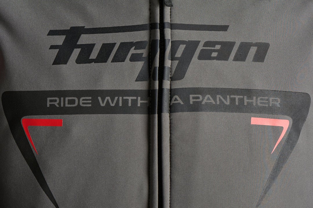 Furygan Sektor Roadster Motorcycle Textile Jacket dark grey/black/red 3XL Figure 4