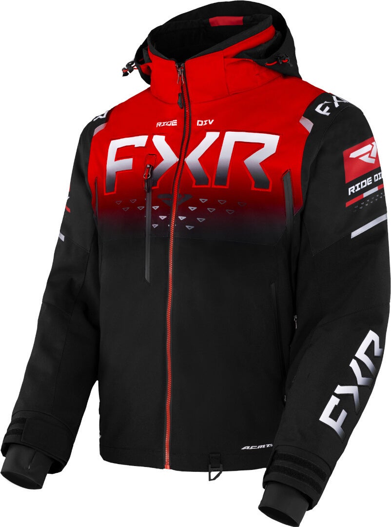 FXR Helium X 2-in-1 2023 Snowmobile Jacket black/red 3XL Figure 1