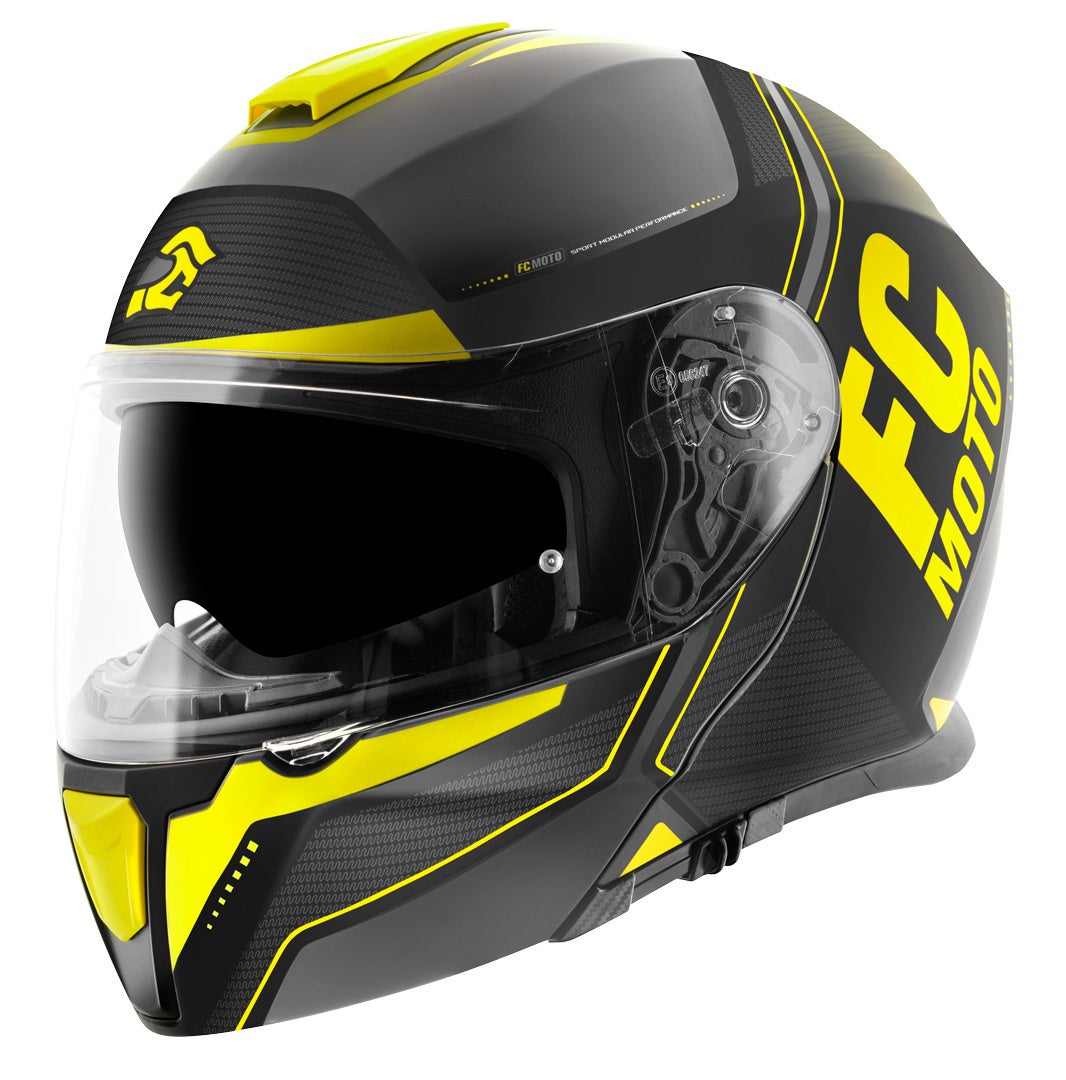 FC-Moto Novo Circuit Casco nero/giallo M (57/58) Figura 3