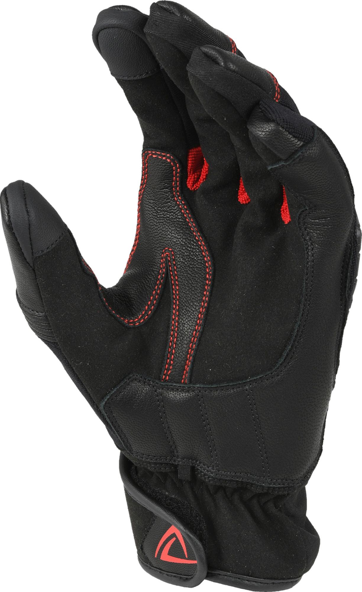 DIFI La Oroya Aerotex vandtætte motorcykelhandsker sort/rød 4XL Figur 2