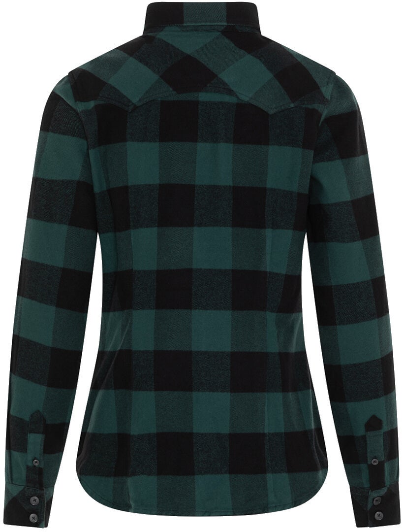 Rokkker Denver Chemise pour dames noir/vert XL Figure 4