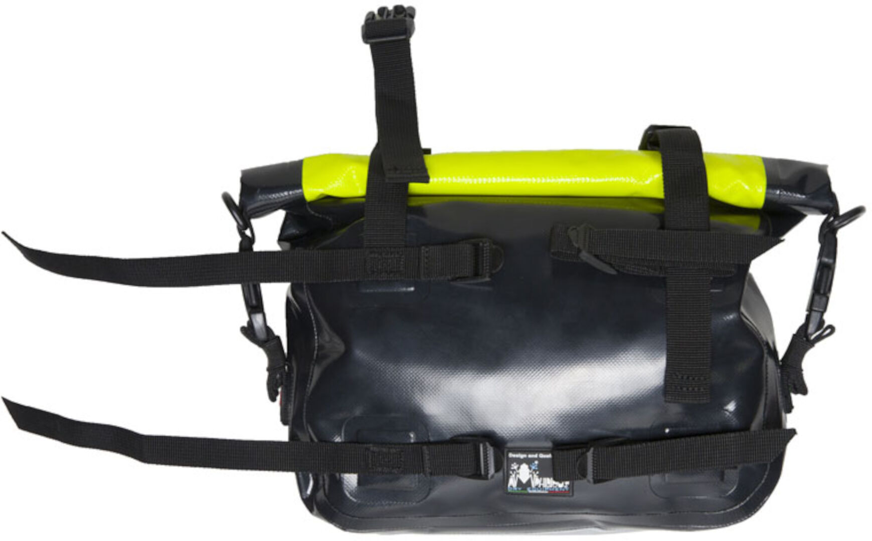Amphibious Sidebag Geantă laterală impermeabilă Galben neon Figura 2