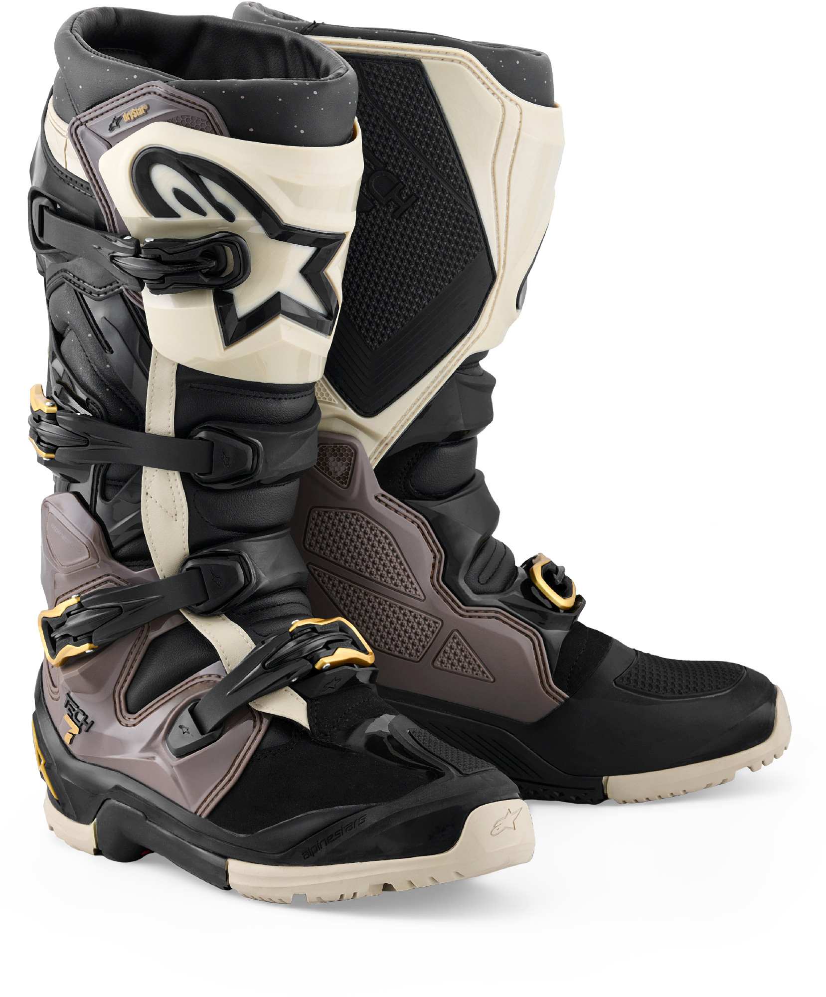 Alpinestars Tech 7 Enduro Drystar WP Motokrosové boty Černá/šedá 7 Obrázek 1