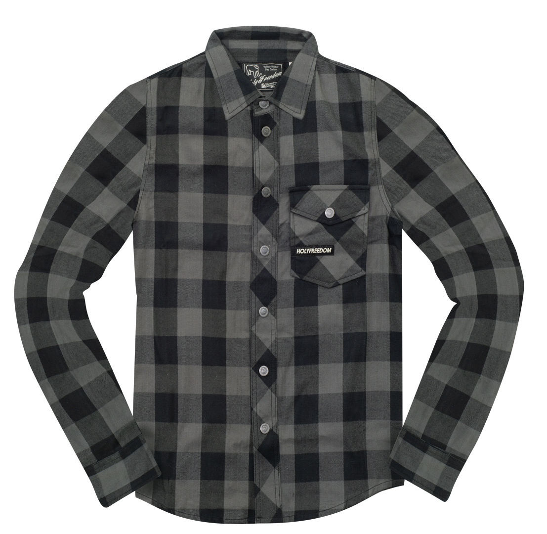 HolyFreedom Jessie James Flannel Tricou Gri S Figura 1