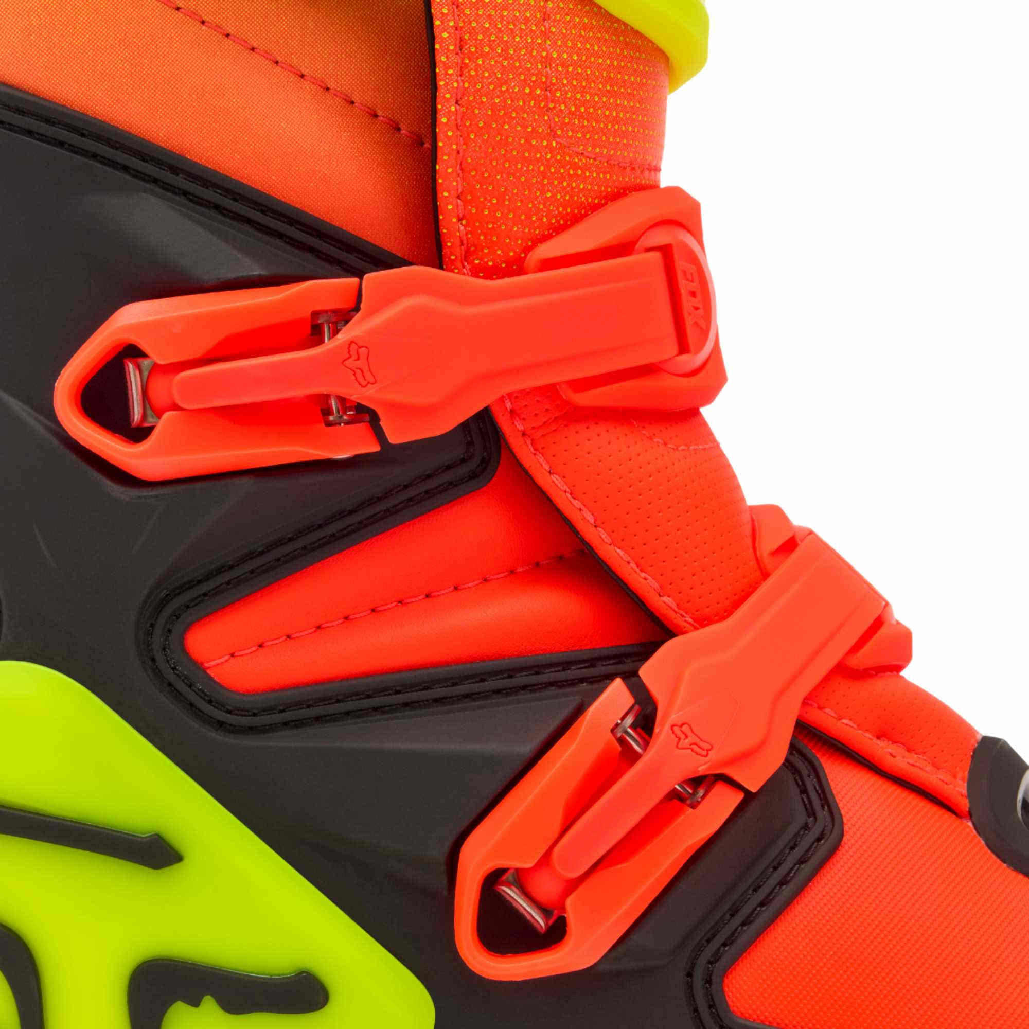FOX Comp Bottes de motocross orange/jaune 12 Figure 6