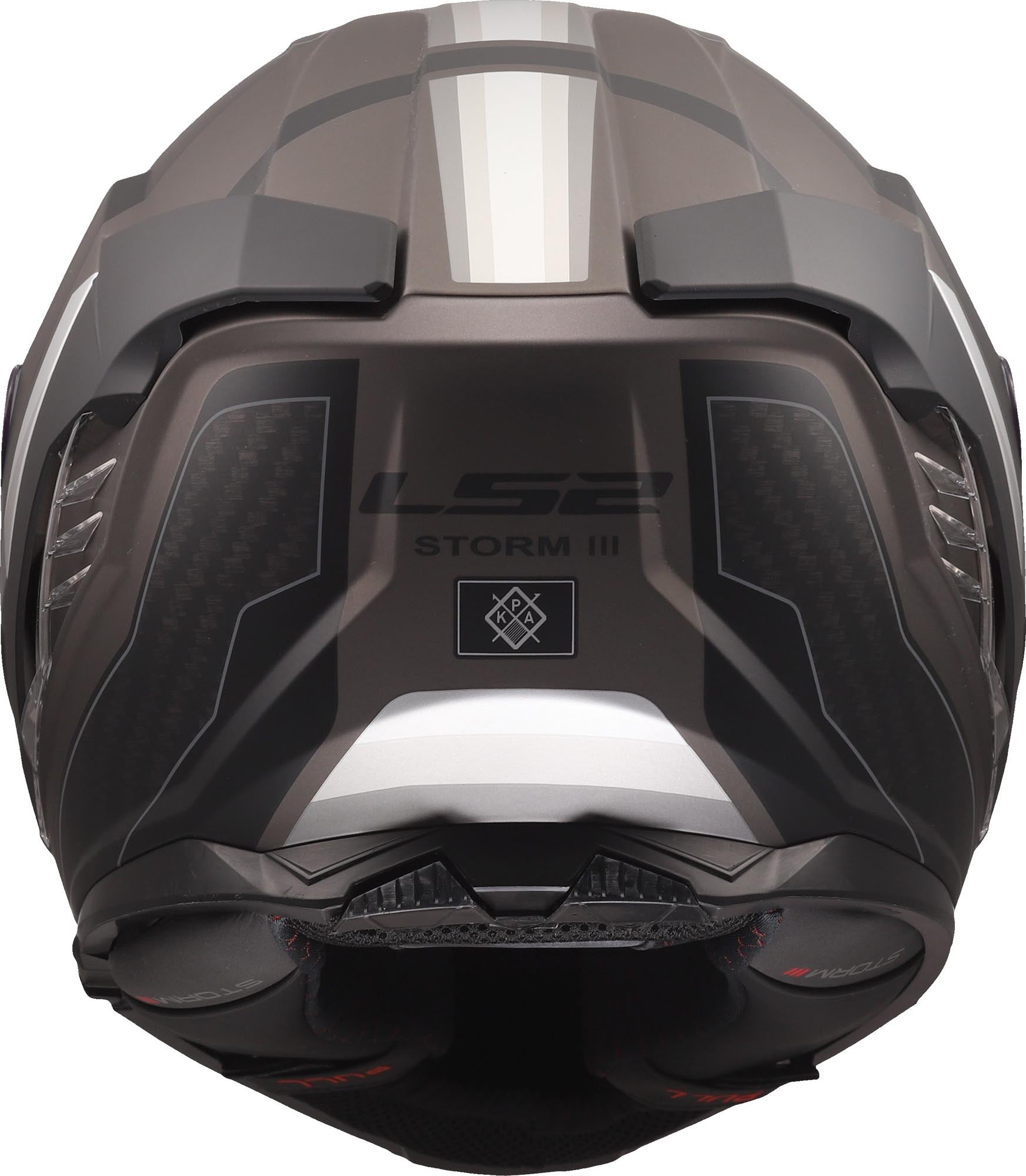 LS2 FF818 Storm III Sporty Casco negro/gris XXL (63/64) Figura 4