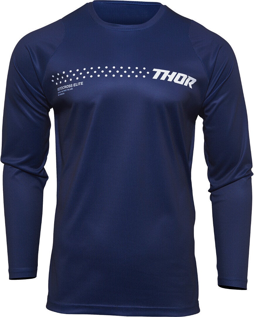 Thor Sector Minimal Ungdom Motocross Jersey Navyblå L Figur 1