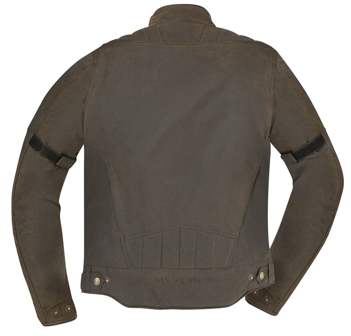 Merlin Barton II Motorcycle Waxed Jacket olive L Figure 5