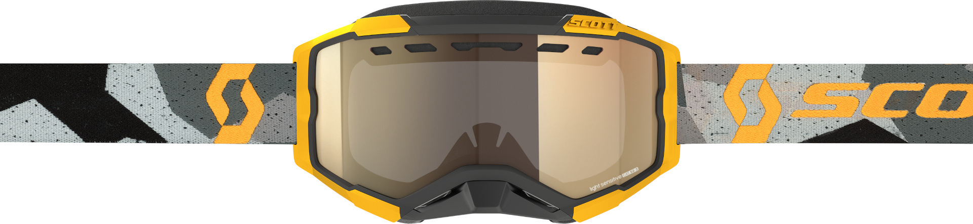 Scott Fury Light Sensitive Camo Ochelari de zăpadă gri/galben Figura 2