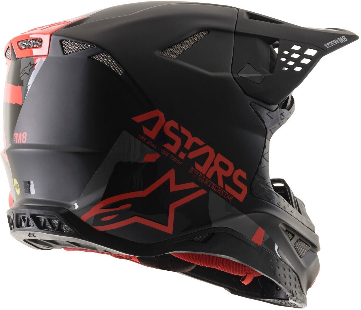 Alpinestars Supertech S-M8 Echo Capacete de Motocross preto/cinza/vermelho L (59/60) Figura 7