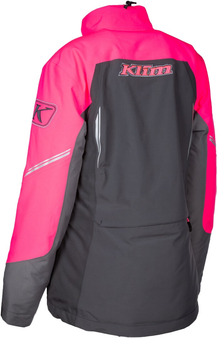 Klim Strata Snøscooterjakke til dame grå/rosa L Figur 2