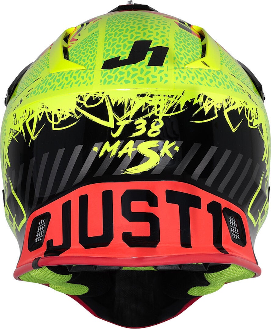 Just1 J38 Mask Casque Motocross jaune/rouge/noir XL (61/62) Figure 3